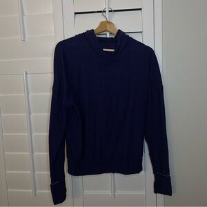 Lululemon Lead The Pack Hoodie Sweatshirt Heathered Stony Grape/Blue size 6
